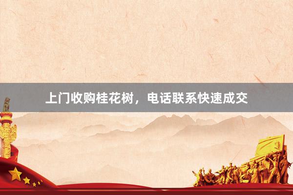 上门收购桂花树，电话联系快速成交