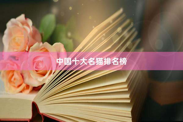 中国十大名猫排名榜